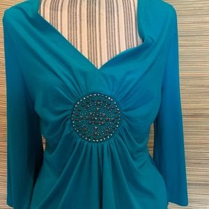 Beautiful shirt, New w/tags, Turquoise top